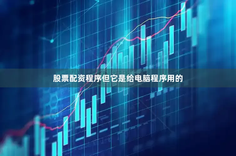 股票配资程序但它是给电脑程序用的